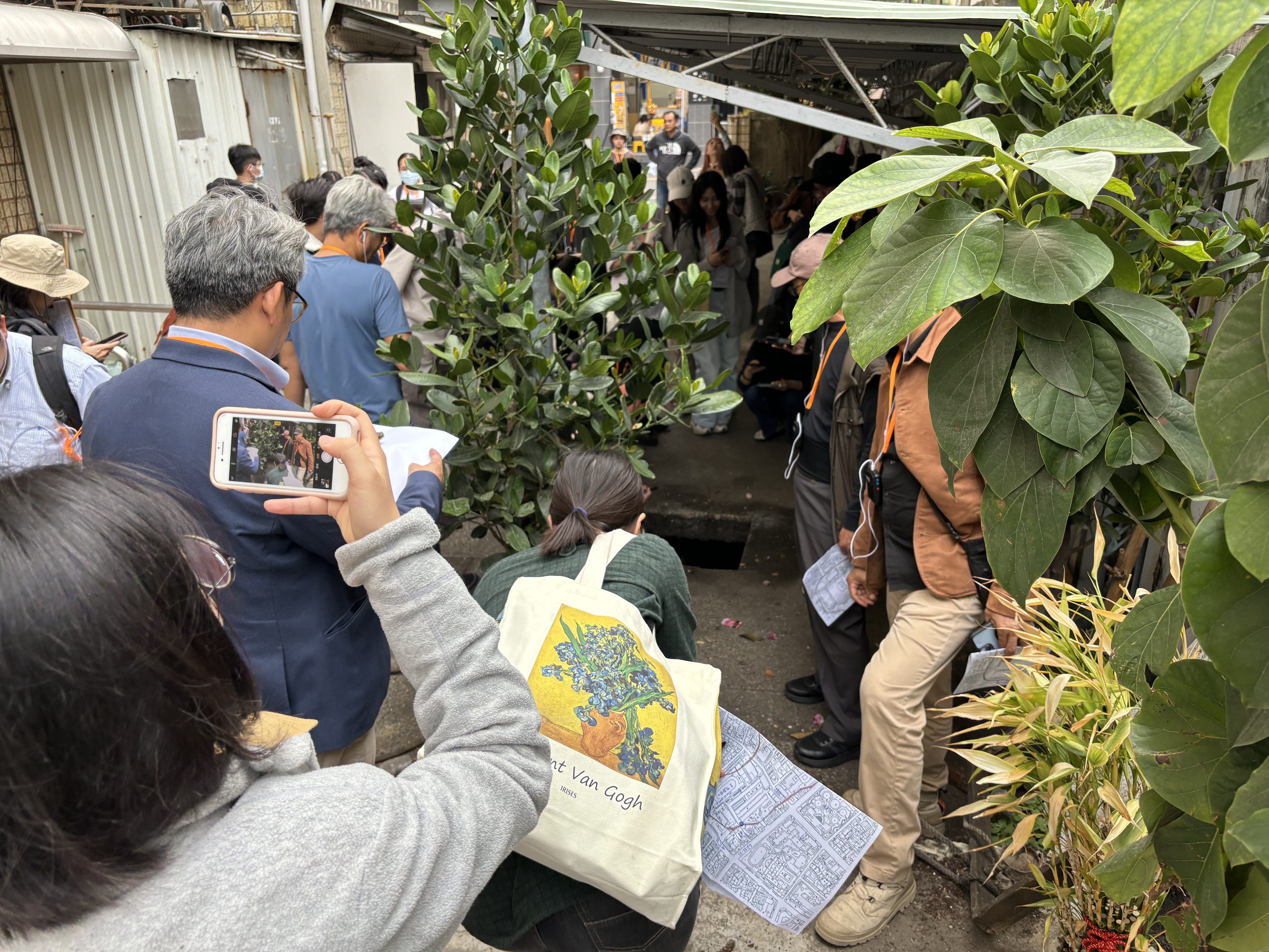 實際踏查福安坑溪流經之處